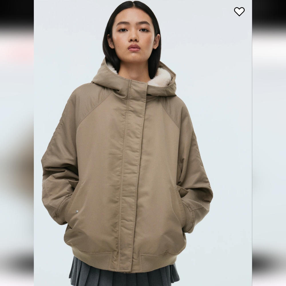H&M Oversized Bomber Jacket NWT